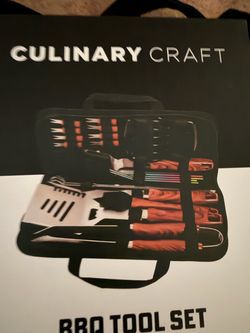 Culinary Craft BBQ Tool Set 26 piece set with case