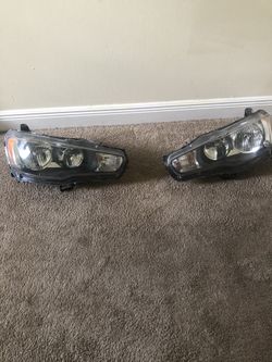 Evo X OEM headlights