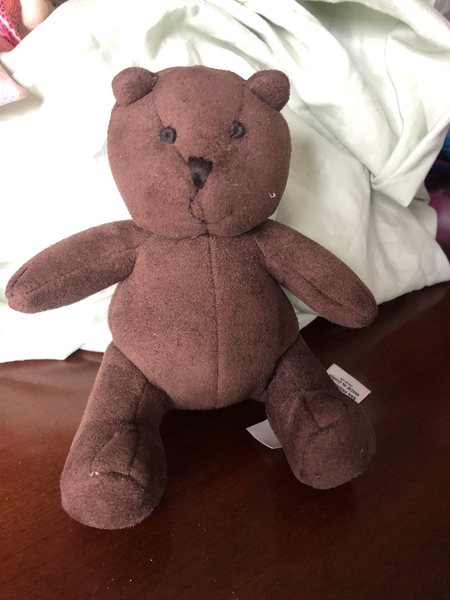 5” vintage baby gap brown teddy bear