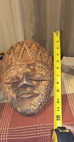 Indonesian Wooden Face Mask