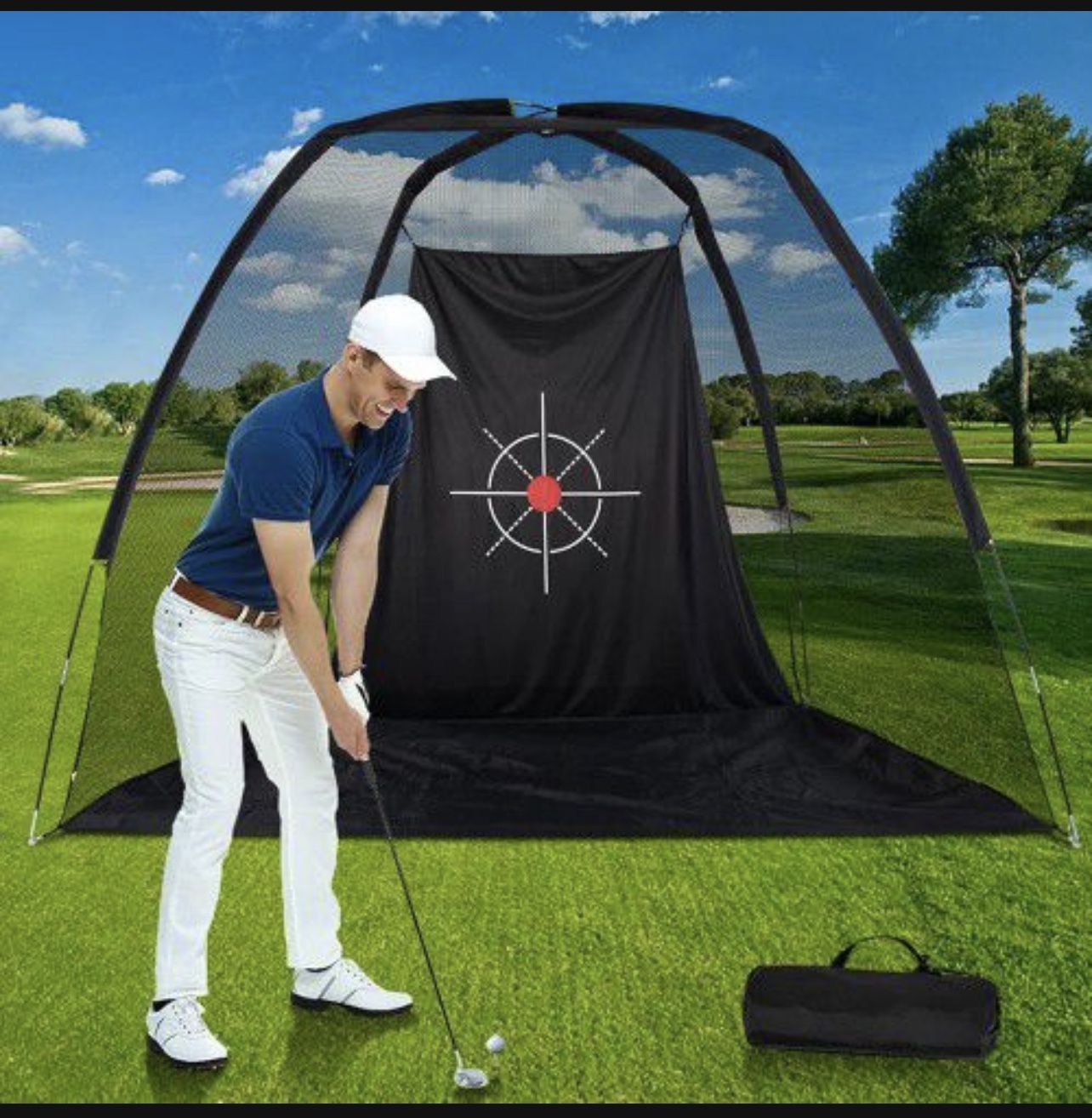 Golf Practice Net With Accessories