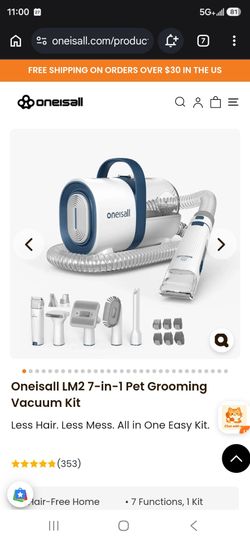 Oneisall LM2 grooming kit & vacuum