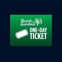 2 Busch Gardens Tickets-$60