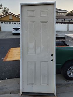 36x8 Foot 6 Panel Prehung Door 