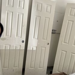 Masonite 6 panel primed textured hollow core composite interior door 24x80