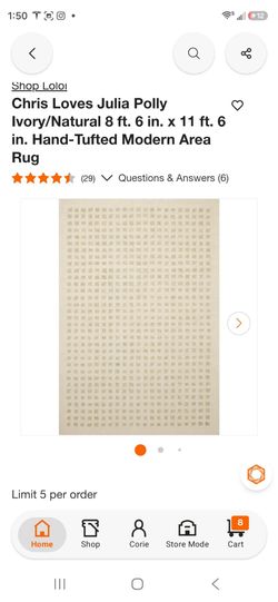 Loloi Chris Loves Julia Polly Area Rug 8'6" x 11'6"