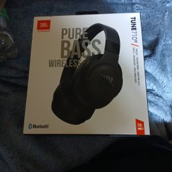 JBL Tune 710bt Pure Bass Wireless Headphones 