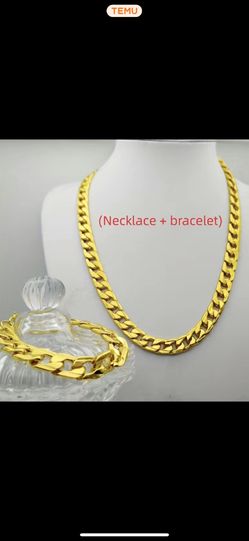 18k Gold Plated Set