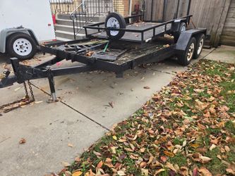 7x14 utility dual 7000lbs trailer ramps