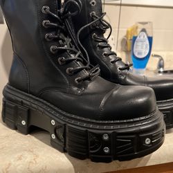 Gothic Platform Men’s Boots - Size 11.5 / 12
