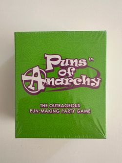 Puns of Anarchy Party Game – Brand New Factory Sealed – Dry Erase Card Game