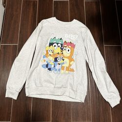 Bluey Sweatshirt Women Size M 