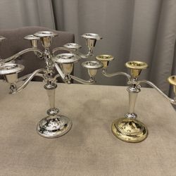 A Set Of 2 Candelabras 