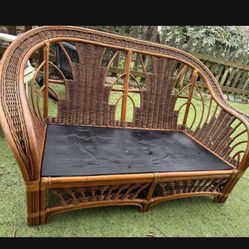 Rattan Loveseat