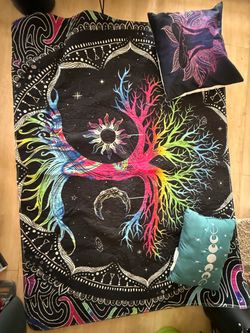 Rug and pillow case