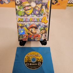 Nintendo GameCube Or Wii Mario Party 4 Game Disc Case Art Sleeve