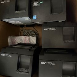 Star Micronics TSP100 Series, Monochrome, Thermal Receipt Printer, Gray, USB, USB Cable