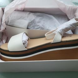 Just Fabulous Sandals Wedges 7.5 Very Cute