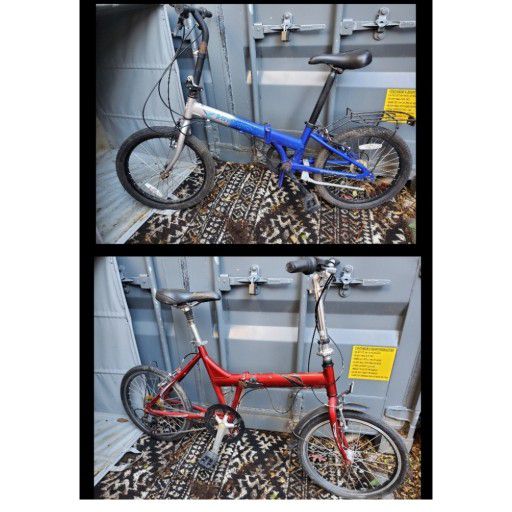 2 Folding Bikes For Repair Or Parts $200