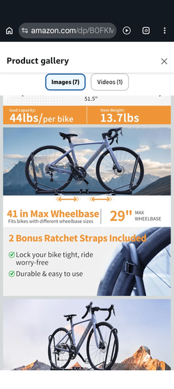 Terriplaze Roof top Bike Rack