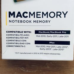 DDR3 RAM X4 2GB STICKS