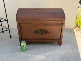 Carved Solid Wood Chest