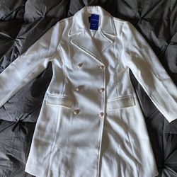 NEW Cream Medium Pea coat