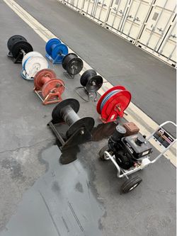 Pressure washer and reels