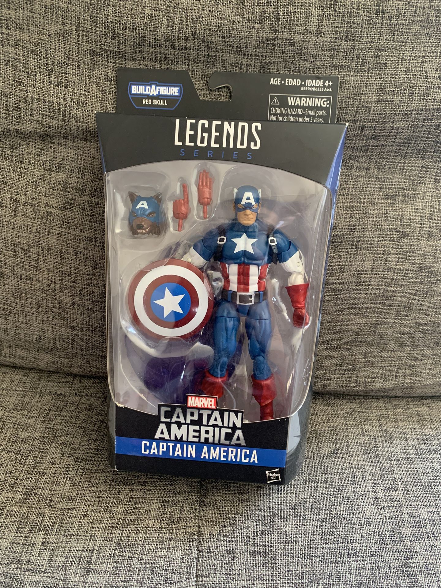 Marvel Legends Captain America Wolf Onslaught Red Skull BAF New Sealed