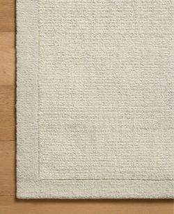 Magnolia Home by Joanna Gaines x Loloi Henley HNY-01 Ivory/Silver Wool Handmade Area Rug