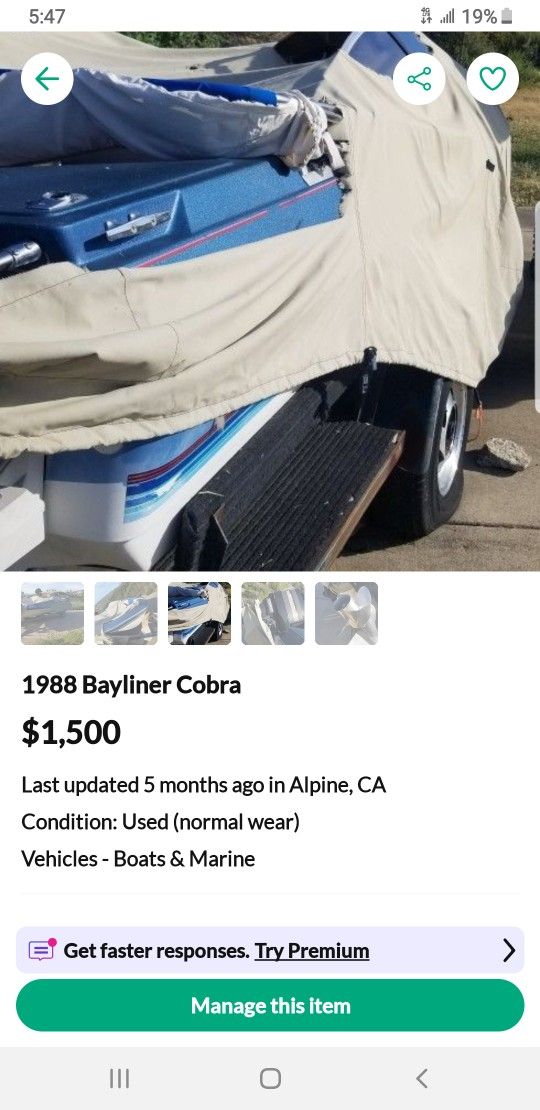1988 Bayliner Boat