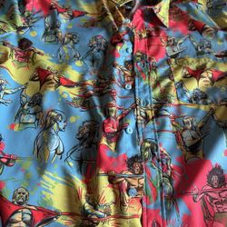 Hogan/Warrior Button Up Shirt 
