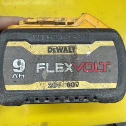 Dewalt 9AH Flexvolt Battery 