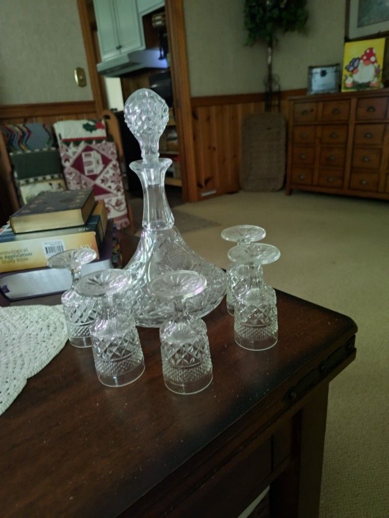 Decanter And Goblets