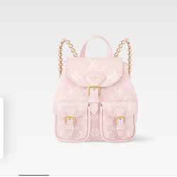 Pink LV Mini Backpack 