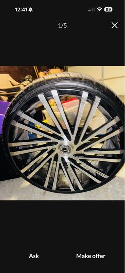 22” luxx rims and tires