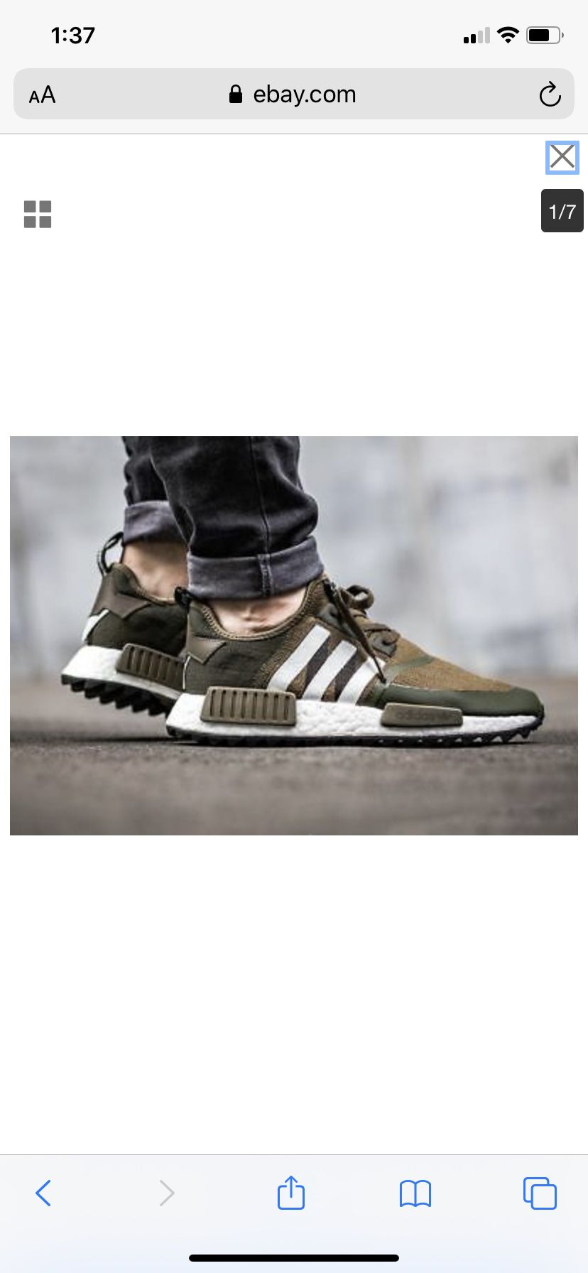 ADIDAS WM NMD TRAIL PK WHITE MOUNTAINEERING TRACE OLIVE WHITE ARMY CAMO CG3647 11.5
