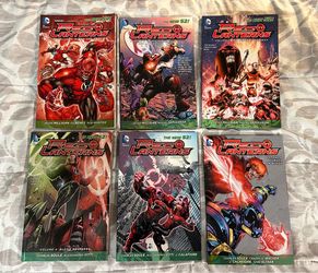 Red Lanterns Graphic Novels Lot of 6