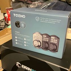 TEEHO TE001 Keyless Entry Door Lock with Keypad - Smart Deadbolt Lock for Front Door with 2 Keys - Auto Lock - Easy Installation