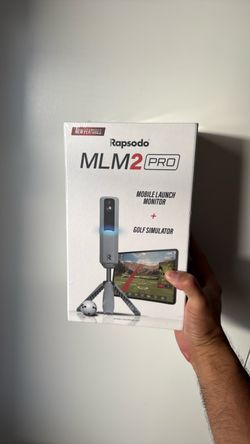 Brand new sealed rapsodo mlm2 pro golf launch monitor, firm price