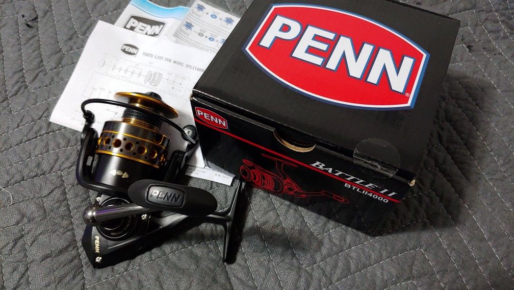 Penn Battle II 4000 Spinning fishing reel daiwa shimano phenix Calstar lews okuma