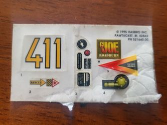 Gi Joe Extreme 1995 Road Bullet Decal