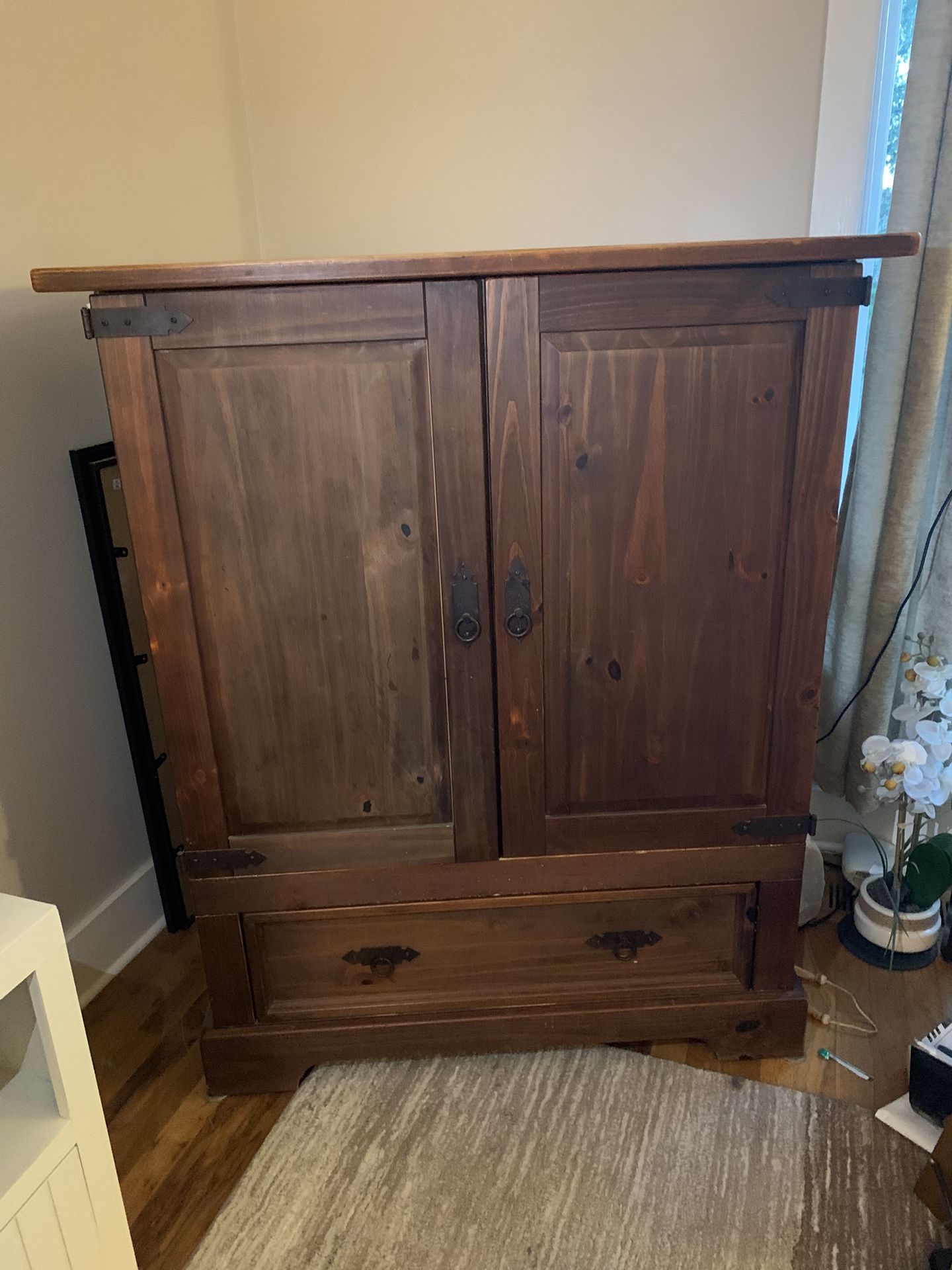 Rustic TV Armoire