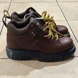 Doc Martens Woodard Leather Lace Up Ankle Boots 10M
