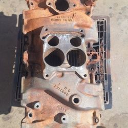 1969 Chevrolet 350 Stock Quadrajet Intake cleaned used