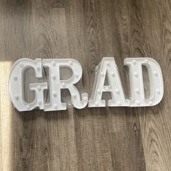 Grad 2024 Marquee Light Up Letters 