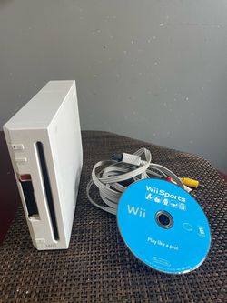 Nintendo Wii  with Wii Sports Game