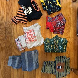 Boys 2T PJ Sets $12- 7 Pairs 