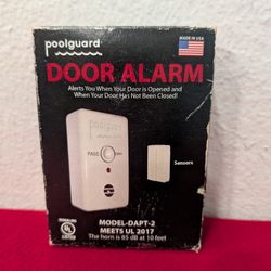 Poolguard DOOR ALARM - DAPT-2 - Alerts when Door is Open & When Not Closed - NEW