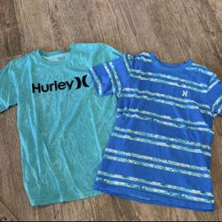 Two Boys Hurley Shirts 